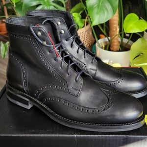 Wolverine BLVD Wingtip Boots Black W990160